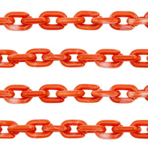 Acryl schakels 15mm Red