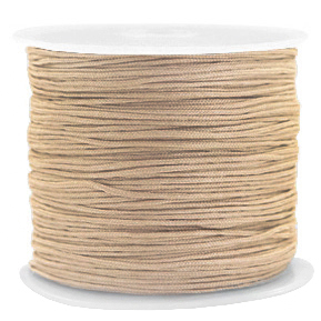 Macram&eacute; draad 0.8mm Bronze