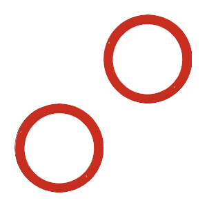 Elastiek eindjes Red