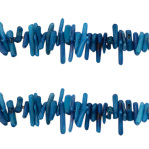 Oceaan bamboe kralen Teal blue