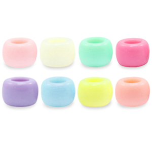 Kralen van acryl rondellen 9mm Multicolour