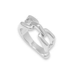 TQ metaal brass ear cuff Zilver