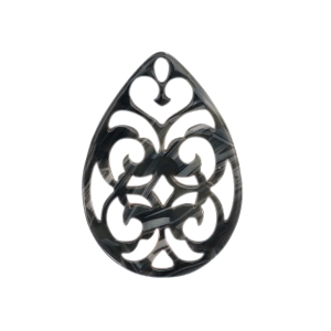 Hangers van resin barok druppel Jeans blue