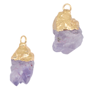 Hangers van natuursteen Purple-gold