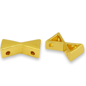 Tile bead zandloper Gold