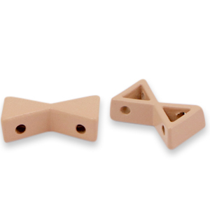 Tile bead zandloper Dusty rose