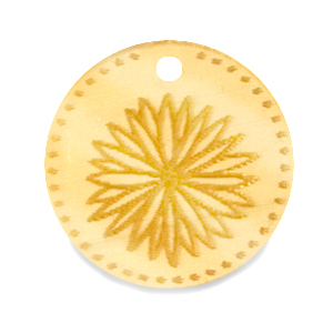 Bedels Plexx 20mm Birth flower September-Aster Gold