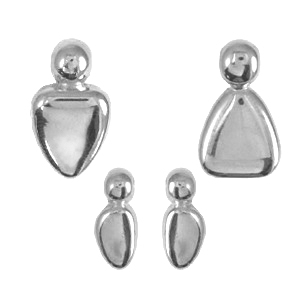 Metaal bedels DQ family Antiek zilver (nikkelvrij)