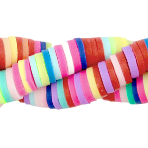 Kralen Katsuki 4mm Rainbow fuchsia mix