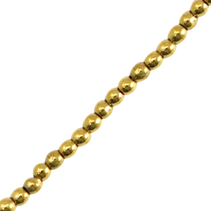 Kralen van hematite rond 2mm Gold