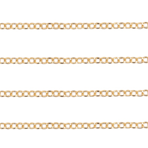 Metaal onderdelen DQ jasseron ankerketting 5mm Goud (nikkelvrij)