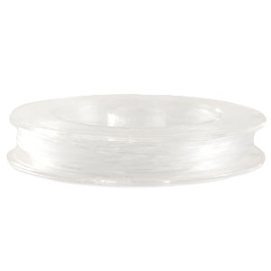 Elastiek draad 1.2mm Transparant