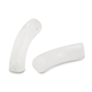Kralen van acryl tube Transparent marble