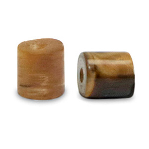 Disc natuursteen kralen tijgeroog 4x4mm Golden brown