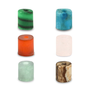 Disc natuursteen kralen mix 2x2mm Multicolour