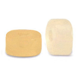 Disc natuursteen kralen kwarts 6x3mm Amber orange