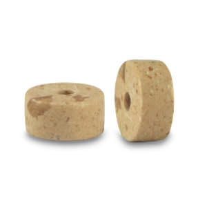 Disc natuursteen kralen kwartsiet 4x2mm Stone beige