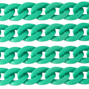 Acryl schakels 29mm matt Cabana green