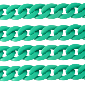 Acryl schakels 22mm matt Cabana green