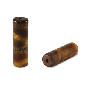 Kralen natuursteen tijgeroog tubes Golden brown