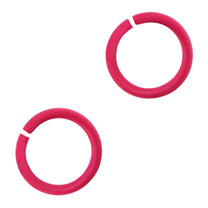 Gekleurde onderdelen buigringen Neon pink