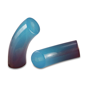 Kralen van acryl tube Blue