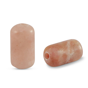 Kralen natuursteen jaspis tubes Multicolour rose