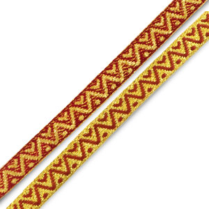 Tekstlint hearts and dots Gold-pink