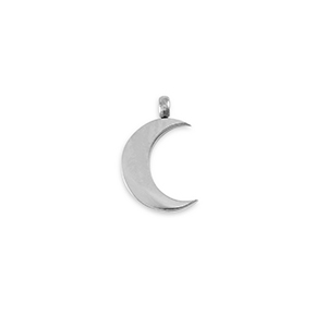 Bedels van Stainless steel Roestvrij staal (RVS) La Luna moon Silver