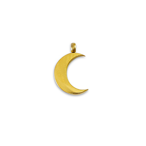 Bedels van Stainless steel Roestvrij staal (RVS) La Luna moon Gold