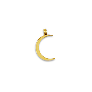 Bedels van Stainless steel Roestvrij staal (RVS) La Luna moon Gold