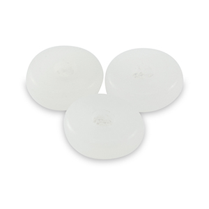 Rondellen natuursteen kralen marmer en calciet 6mm White