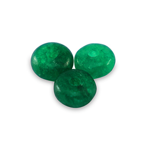Rondellen natuursteen kralen chalcedoon 4mm Classic green