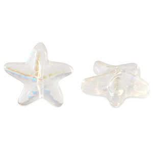 Glas kralen starfish Crystal AB