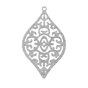 Bedels van Stainless steel Roestvrij staal (RVS) bohemian Silver