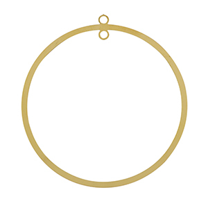 Bedels van Stainless steel Roestvrij staal (RVS) 52mm Gold