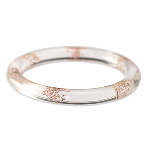 Hippe armbanden met gedroogde bloemetjes Light pink