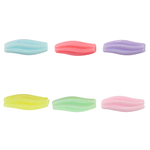 Kralen acryl look wave Multicolour pastel