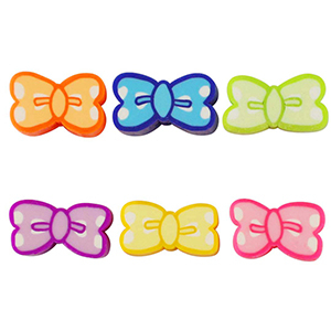 Polymeer kraal butterfly Multicolour