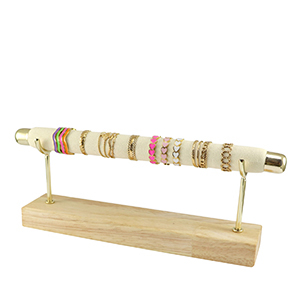 Sieraden display gevuld ringen stainless steel mix Gold-multicolour