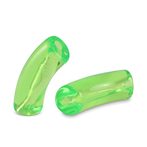Acryl kralen tube Peridot green