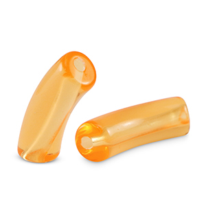 Acryl kralen tube Orange
