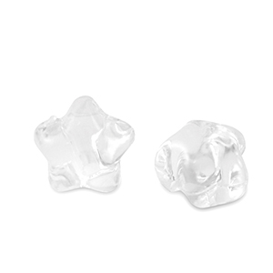 Acryl kralen star Transparent