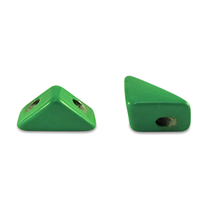 Tile bead triangle Green