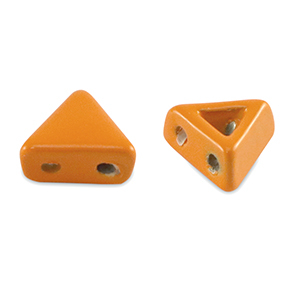 Tile bead triangle Orange
