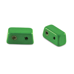 Tile bead rectangle Green