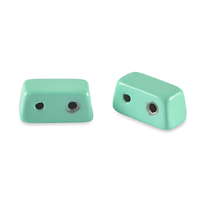 Tile bead rectangle Turquoise