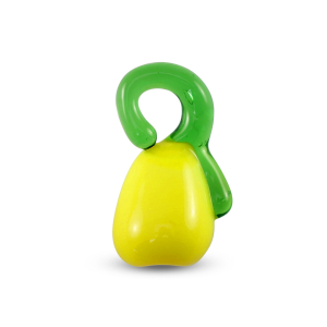 Glasbedels lemon Yellow-green