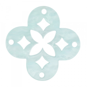 Hangers van resin mozaiek Sky blue