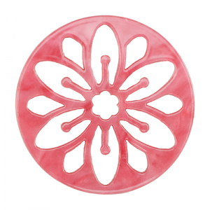 Hangers van resin mandala Mellow rose